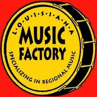 Louisiana Music Factory New Orleans logo, Frenchmen Street record store