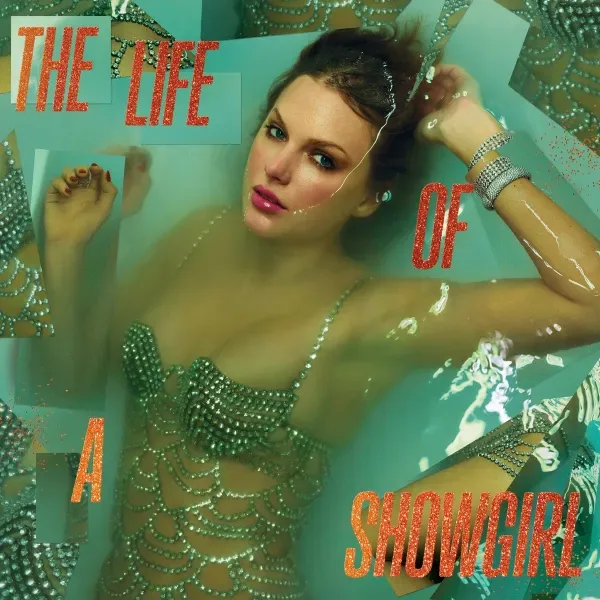 The Life of a Showgirl album cover by Taylor Swift